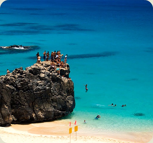 Waimea Bay Rock Waimea Bay Hawaii