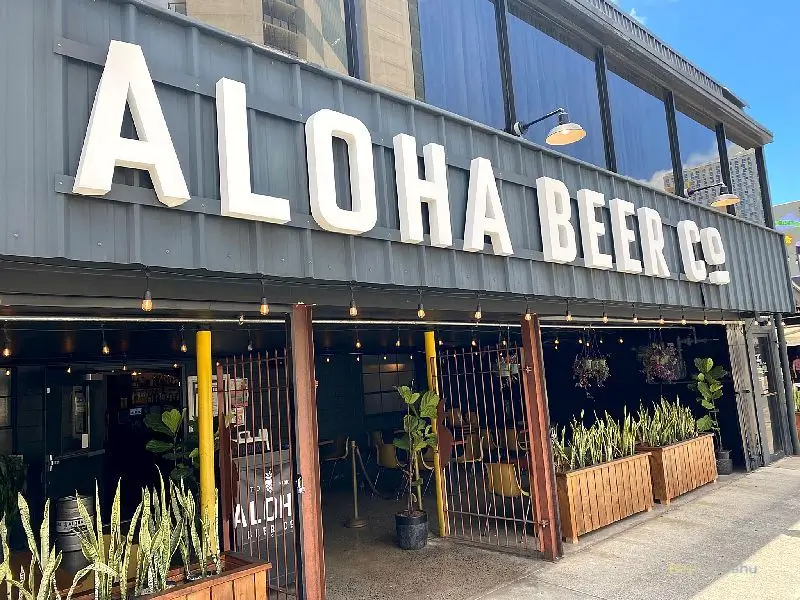 Aloha Beer Co is a local brewery in Honolulu that offers a wide selection of craft beers, creating a welcoming and laid-back atmosphere for beer enthusiasts to enjoy. 🍻🌺