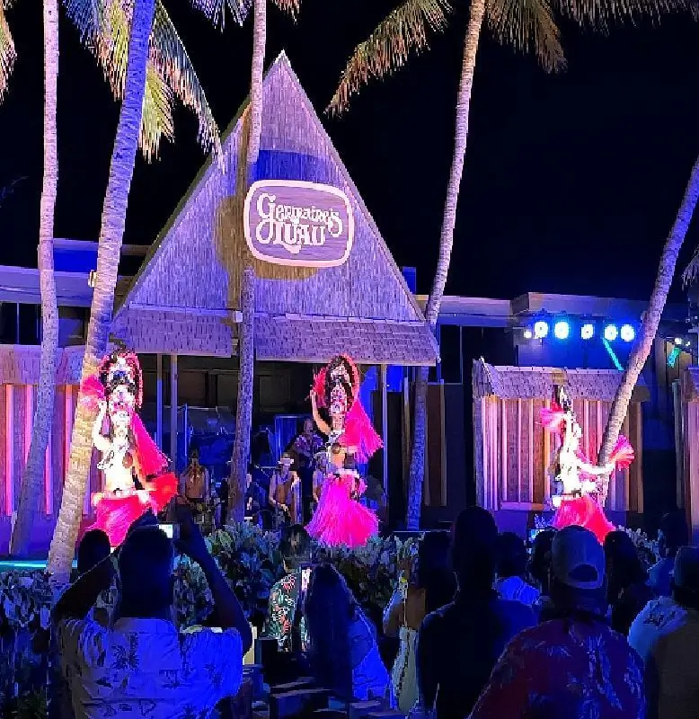 The Germaine's Luau Polynesian Performance is a diverse and captivating showcase of traditional dances and music from various Polynesian cultures, enriching the cultural experience for guests at Germaine's Luau in Kapolei, Hawaii.