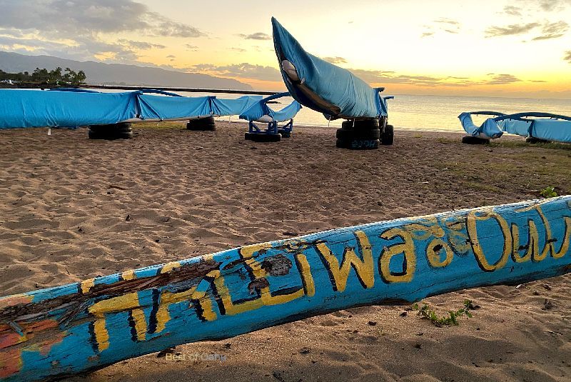 Haleiwa Beach Park decorative Wood Sign
