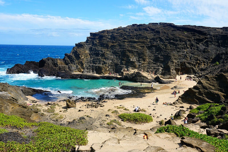 Secret Halona Beach Cove (Eternity Beach) near Blowhole