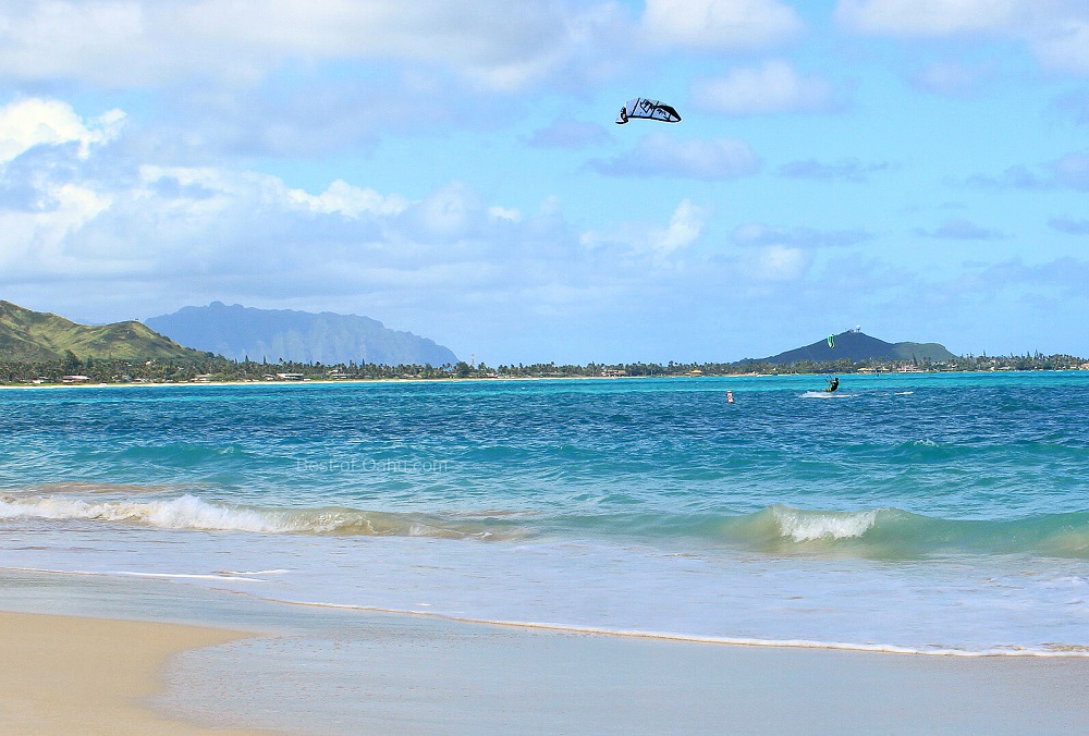 Kailua Beach Kite Boarding