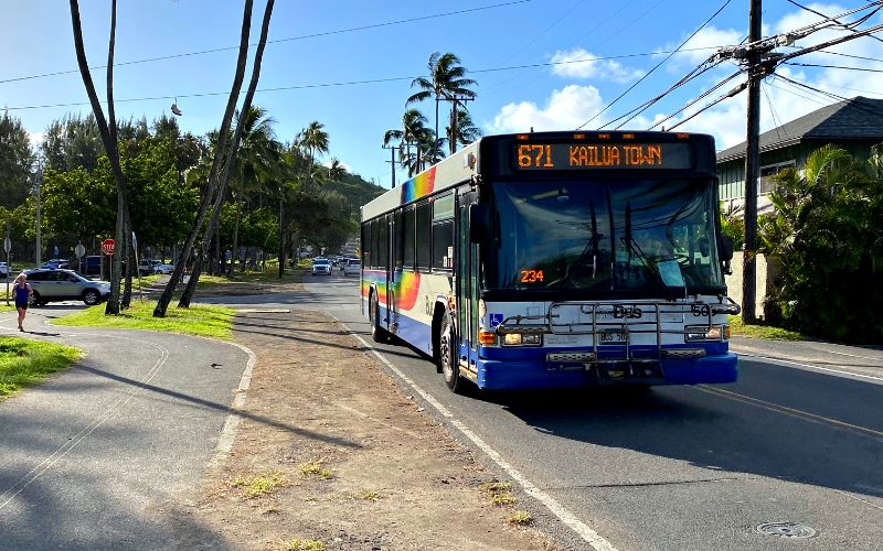 The Kailua Bus provides a reliable and convenient transportation option for residents and visitors to explore the charming town of Kailua, offering access to its beautiful beaches, local shops, and dining establishments. 🚌🌺