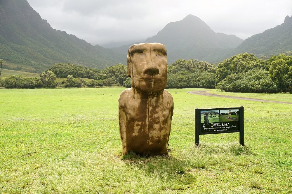 The Kualoa Ranch Valleys are a breathtaking and picturesque landscape in Oahu, Hawaii, featuring lush green valleys, majestic mountains, and stunning views that have been featured in numerous movies and TV shows.