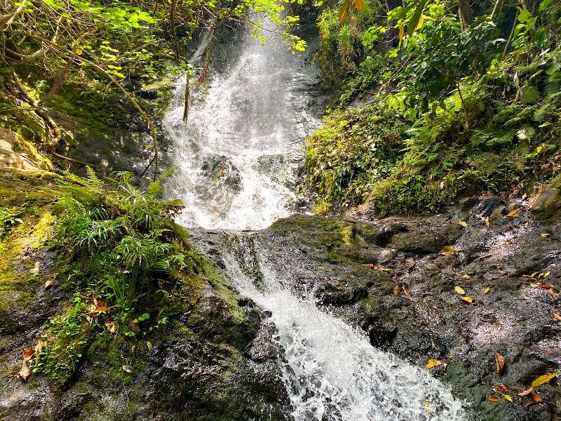 Likeke Falls Two-Tiered Waterfall