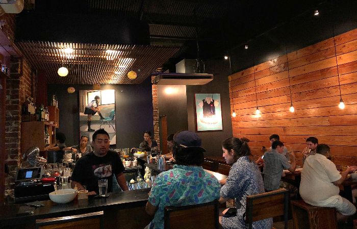 Lucky Belly Honolulu is a vibrant and trendy restaurant that offers a fusion of Asian flavors and modern culinary techniques, serving up delicious and inventive dishes in a lively atmosphere.