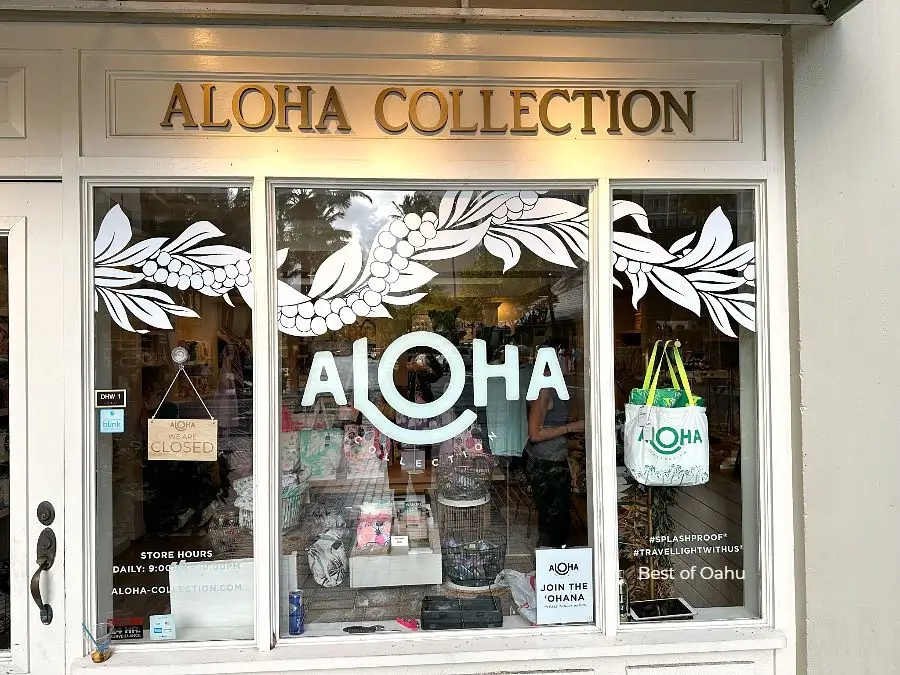 Moana Surfrider Aloha Collection Store Front