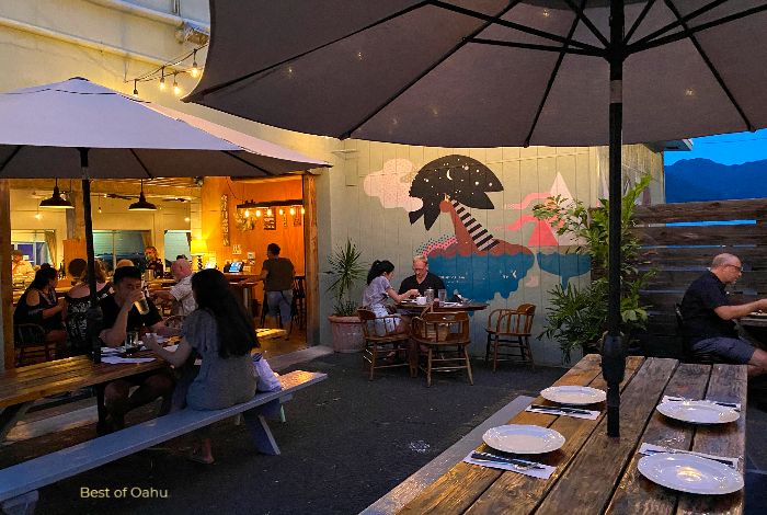 Mud Hen Water Oahu Mud Hen Water Oahu is a vibrant and eclectic restaurant that celebrates the flavors of Hawaii through a creative and ever-changing menu, offering a unique and memorable dining experience.