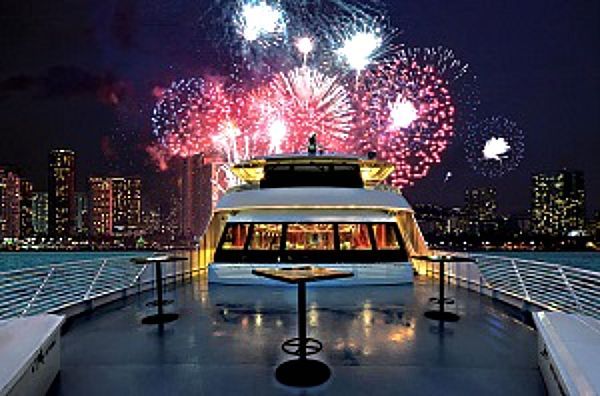 Spirit of Aloha Sunset Cruise with Fireworks Spirit of Aloha Sunset Cruise with Fireworks. Sail into the evening around Waikiki and watch the fireworks from shore.