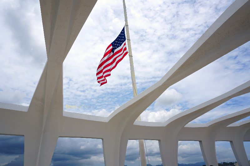 The Pearl Harbor Memorial Flag is a powerful symbol of honor and remembrance, representing the sacrifice and resilience of those who lost their lives during the attack on Pearl Harbor.