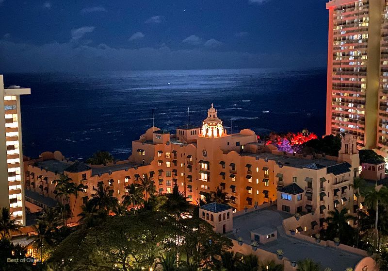 Royal Hawaiian Hotel Night Photo