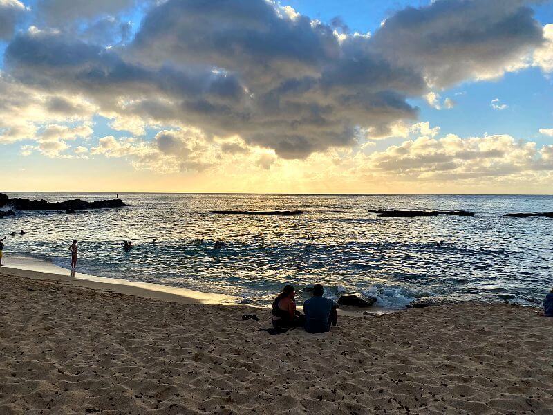 Three Tables Beach Sunset