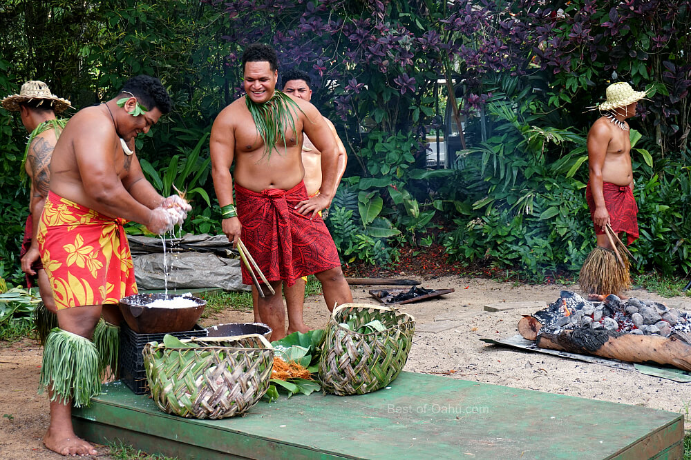 Toa Luau Feast Preparations