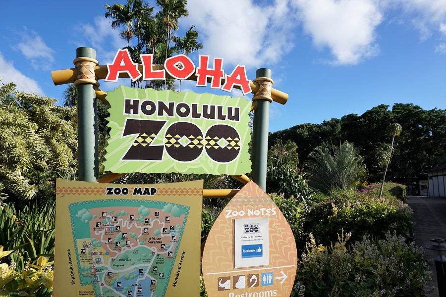 Honolulu Zoo Map