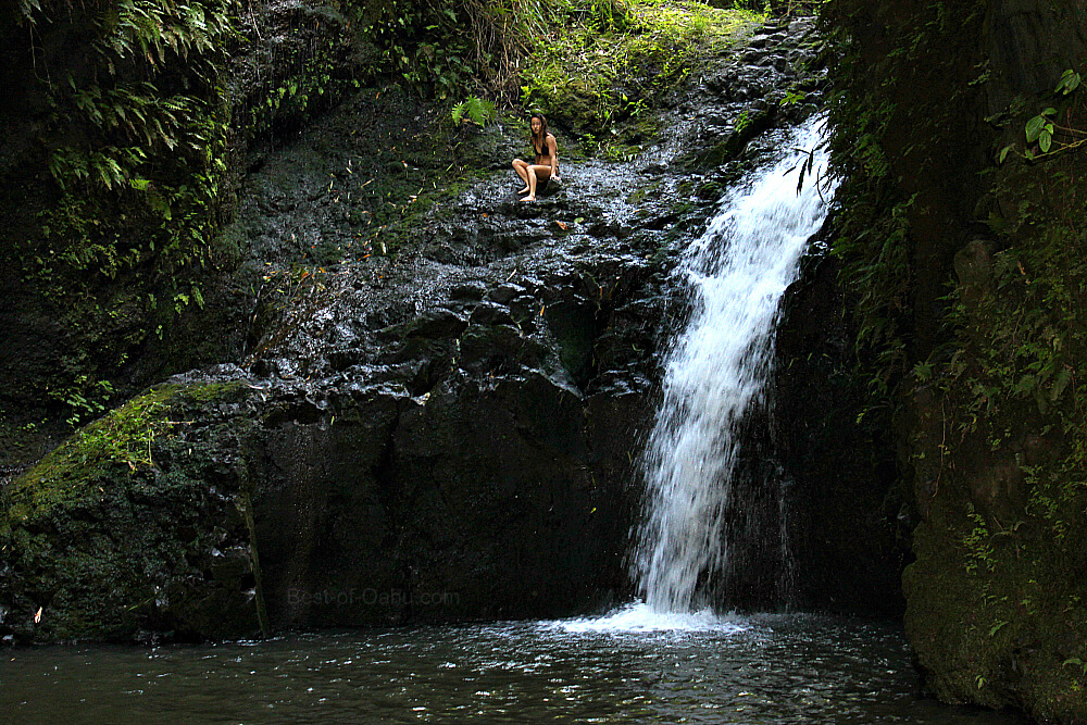Hiking to Maunawili Falls