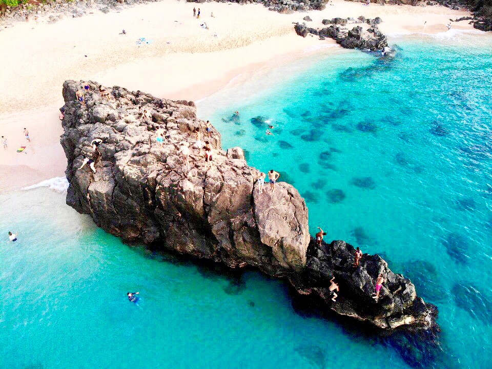 Waimea Rock Drone Photo